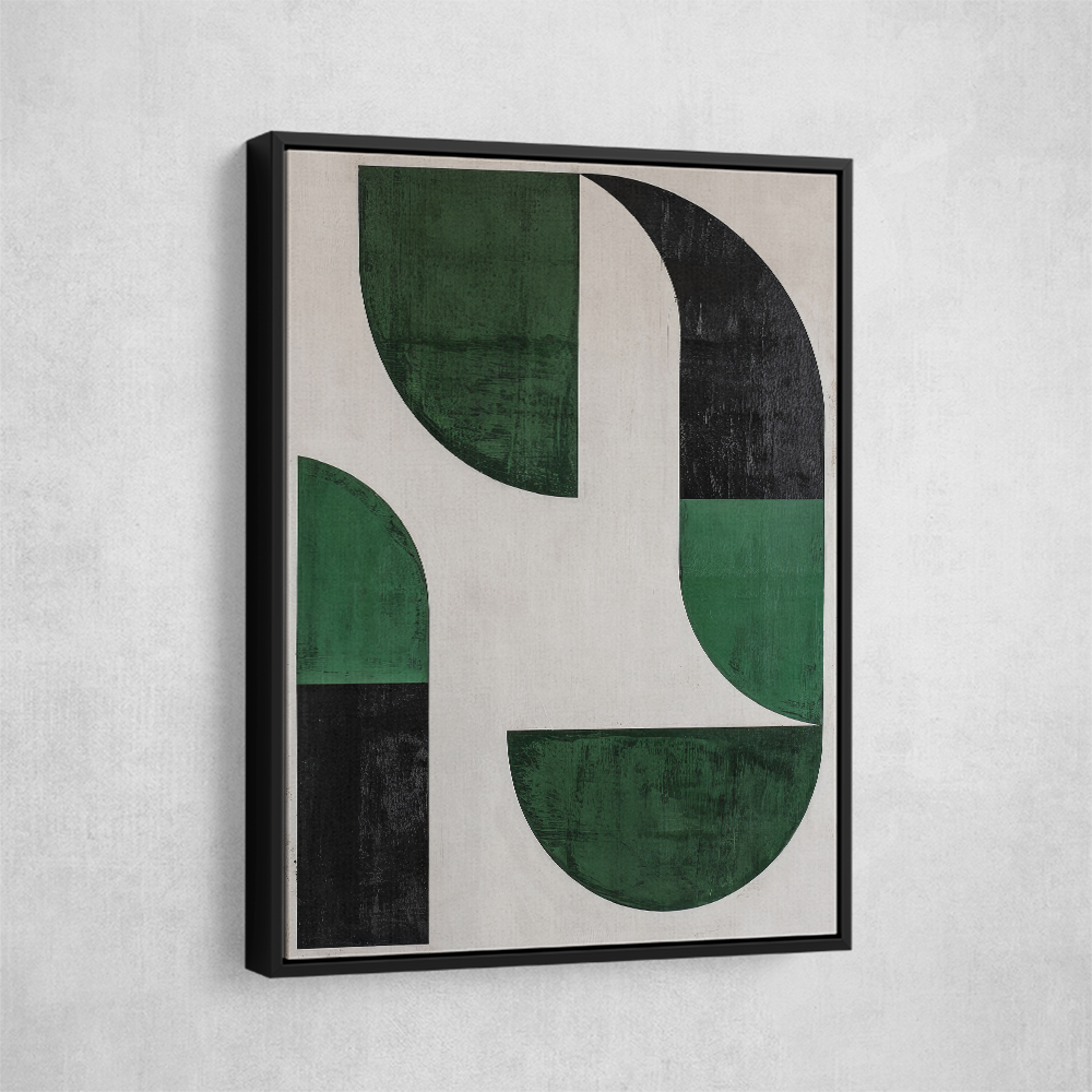 Minimalist Green Vintage Geometric Shapes 8 Minimalist Green Vintage Geometric Shapes 8