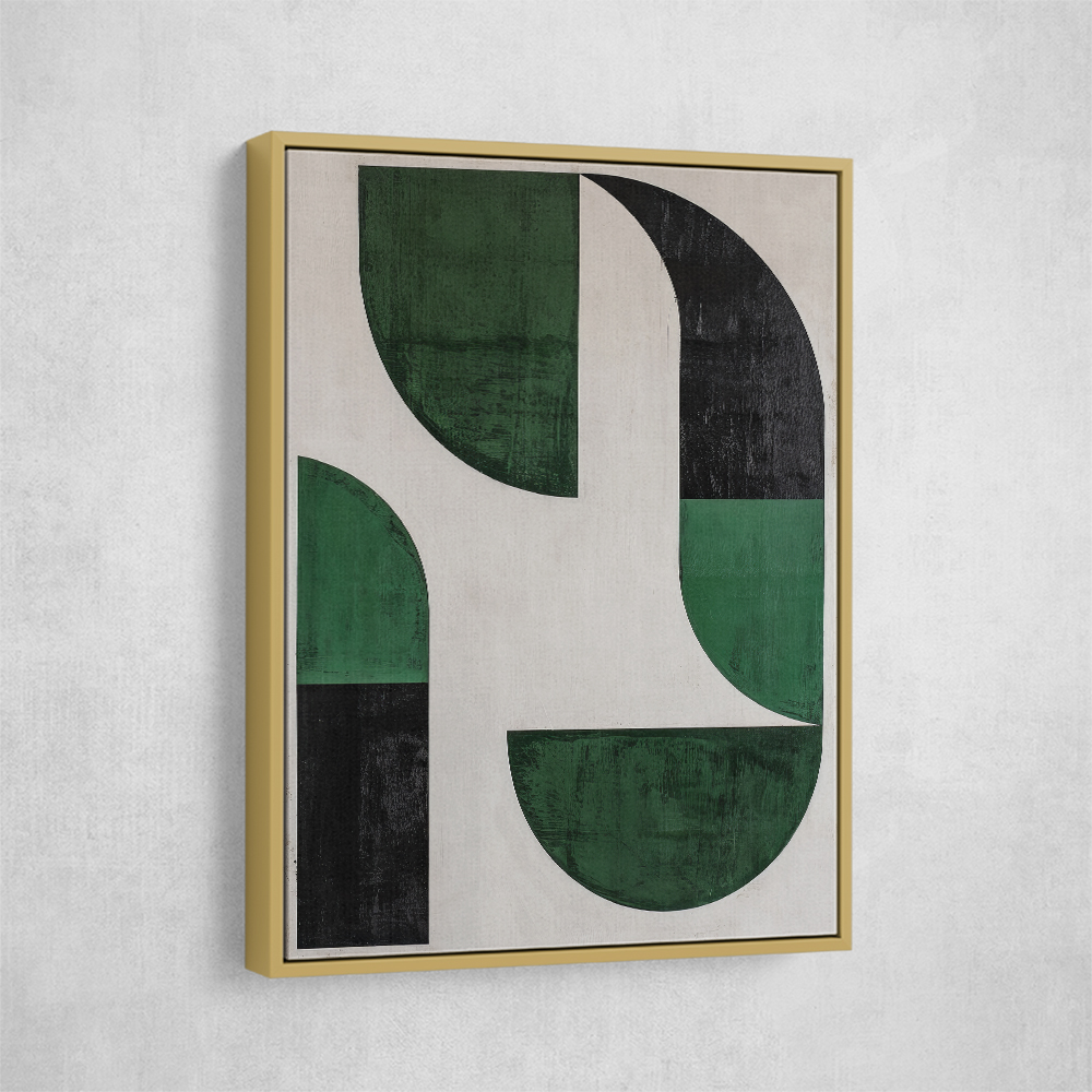 Minimalist Green Vintage Geometric Shapes 8 Minimalist Green Vintage Geometric Shapes 8