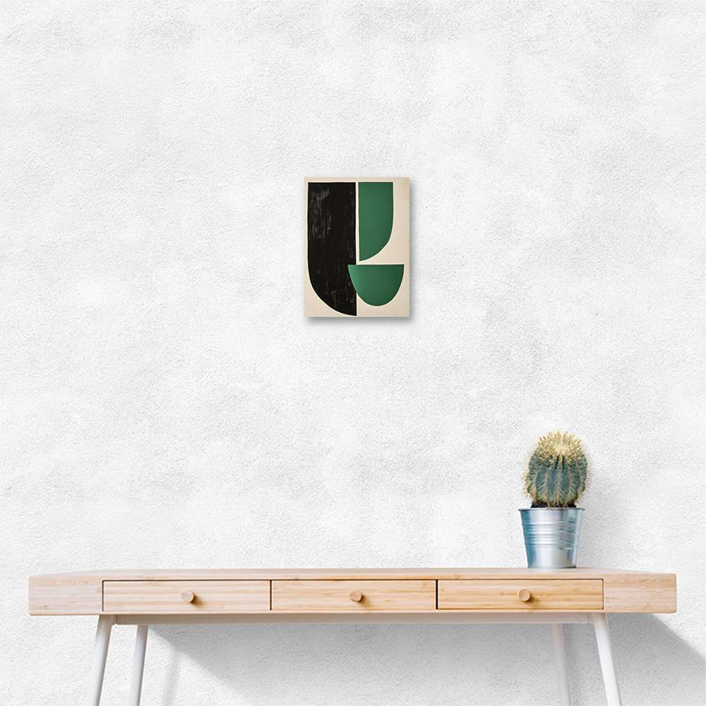 Minimalist Green Vintage Geometric Shapes 13 Minimalist Green Vintage Geometric Shapes 13