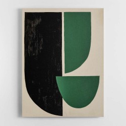 Minimalist Green Vintage Geometric Shapes 13
