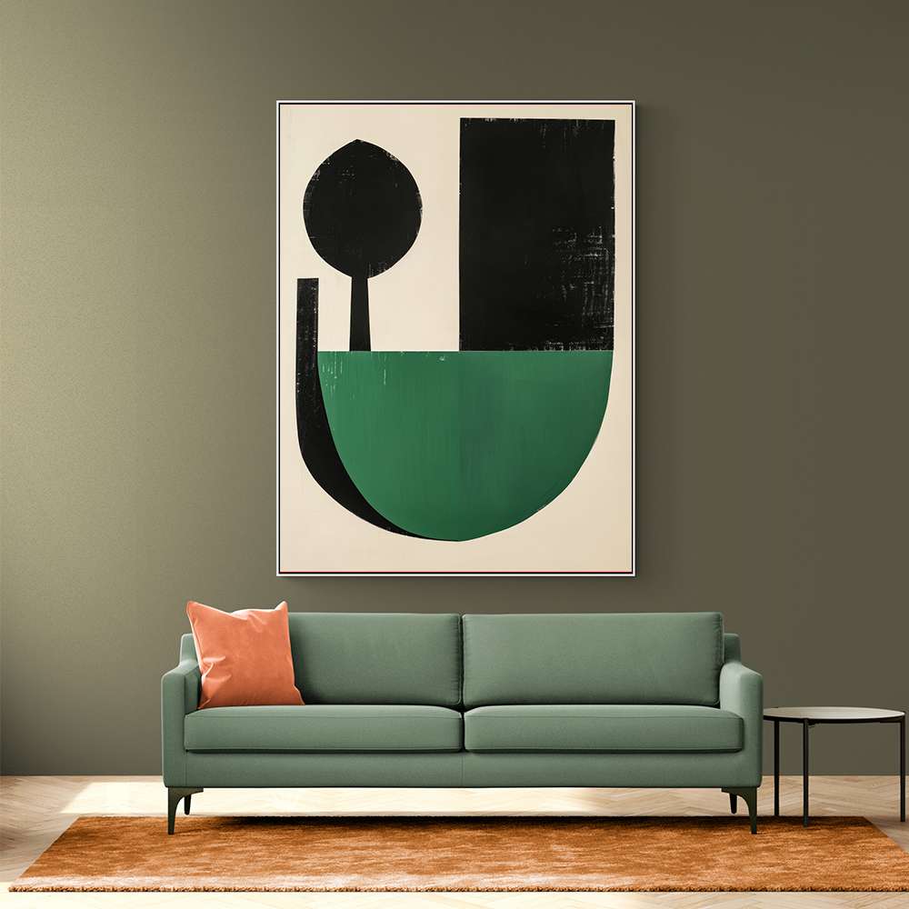 Minimalist Green Vintage Geometric Shapes 14 Minimalist Green Vintage Geometric Shapes 14