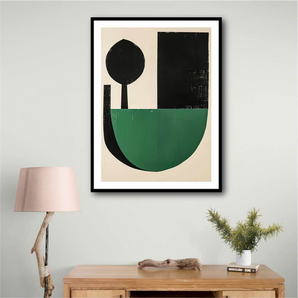Minimalist Green Vintage Geometric Shapes 14 Minimalist Green Vintage Geometric Shapes 14
