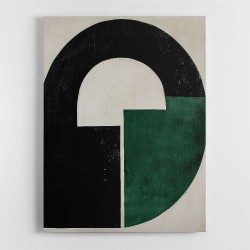 Minimalist Green Vintage Geometric Shapes 17