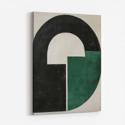Minimalist Green Vintage Geometric Shapes 17