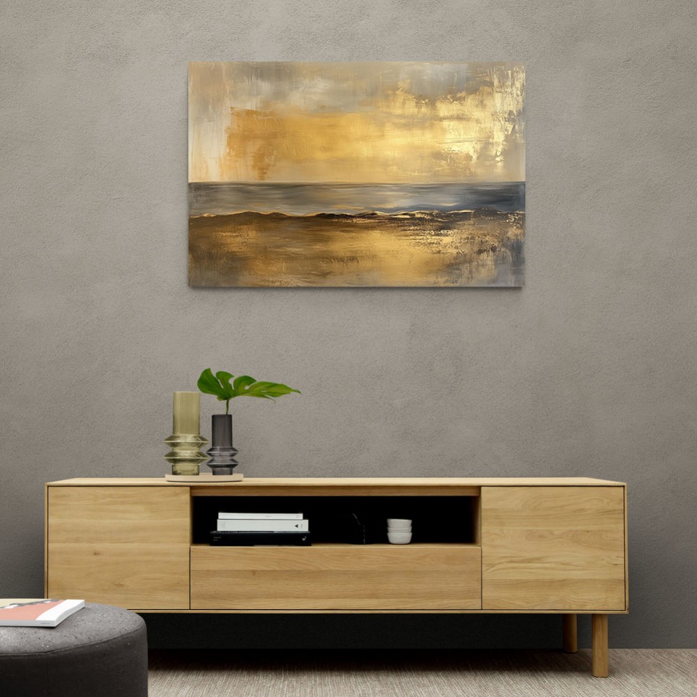 Seascape Gold Abstract 3 Wall Art Seascape Gold Abstract 3 Wall Art