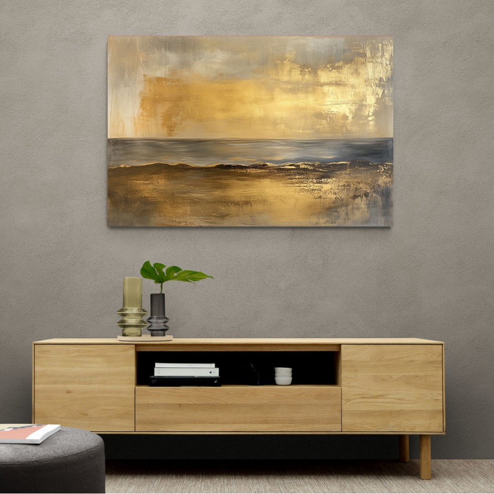 Seascape Gold Abstract 3 Wall Art Seascape Gold Abstract 3 Wall Art
