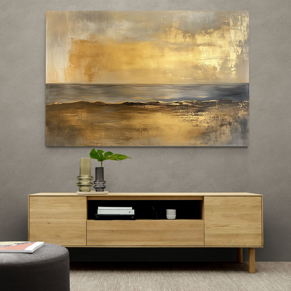 Seascape Gold Abstract 3 Wall Art Seascape Gold Abstract 3 Wall Art