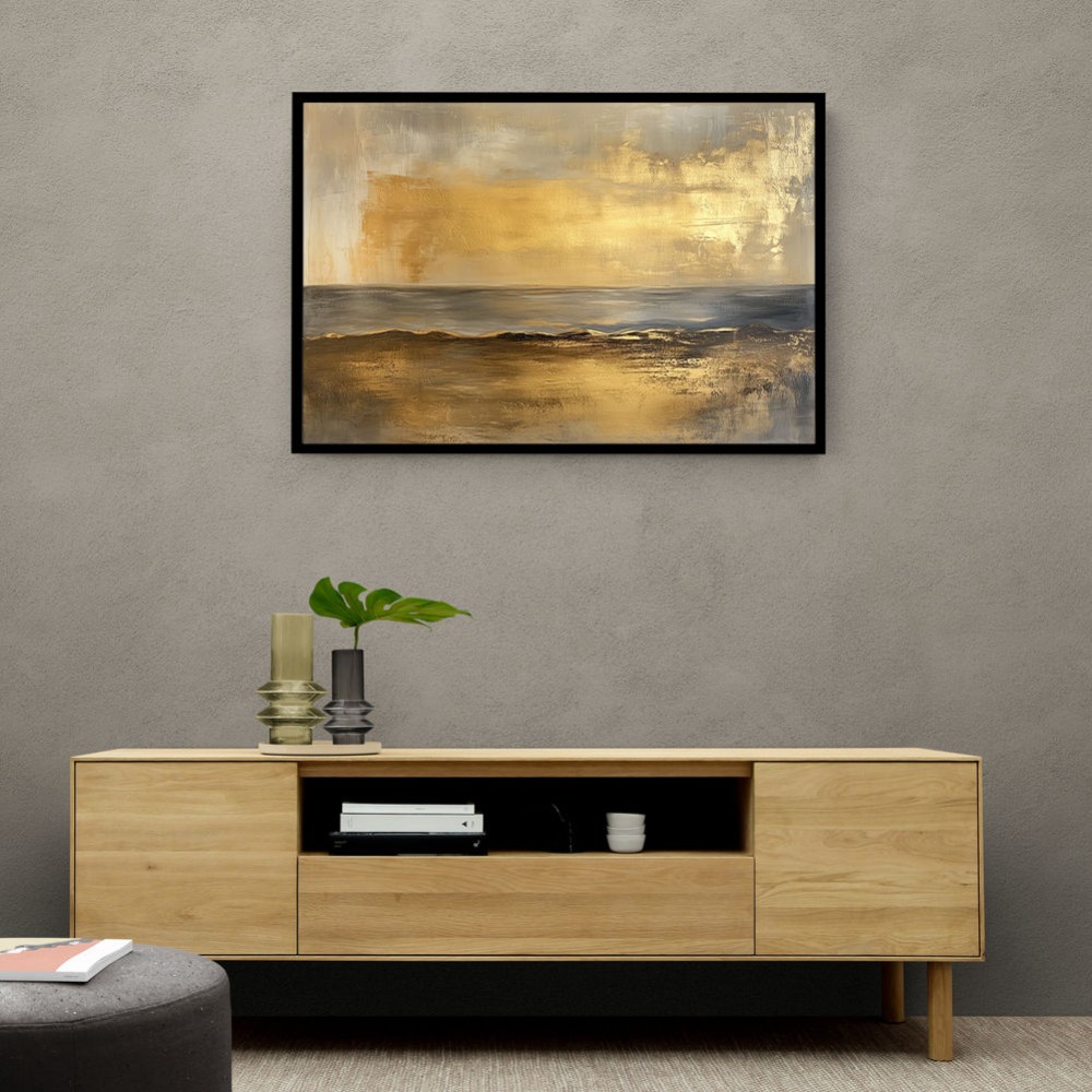 Seascape Gold Abstract 3 Wall Art Seascape Gold Abstract 3 Wall Art