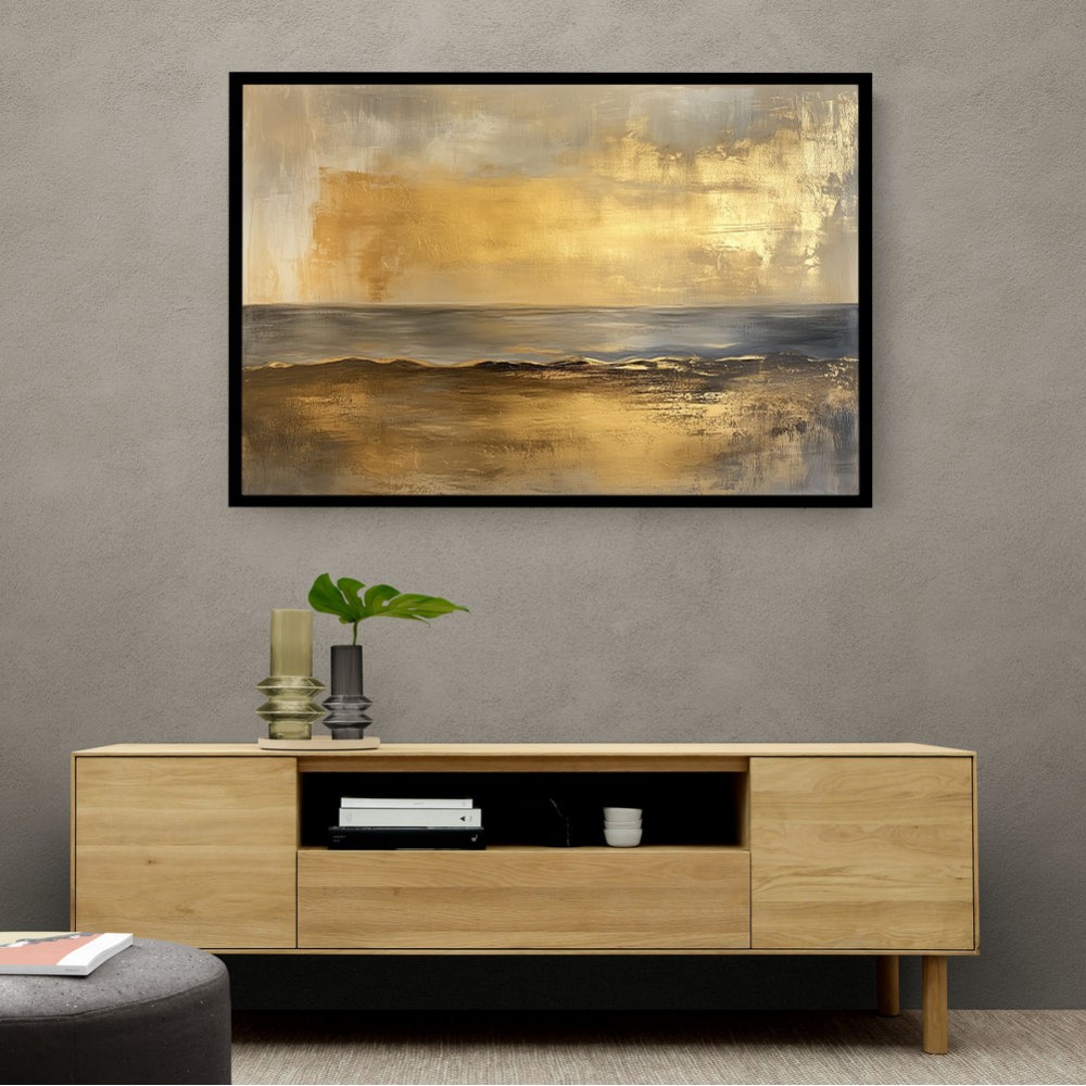 Seascape Gold Abstract 3 Wall Art Seascape Gold Abstract 3 Wall Art