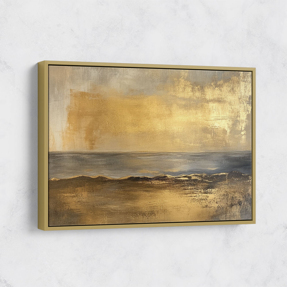 Seascape Gold Abstract 3 Wall Art Seascape Gold Abstract 3 Wall Art