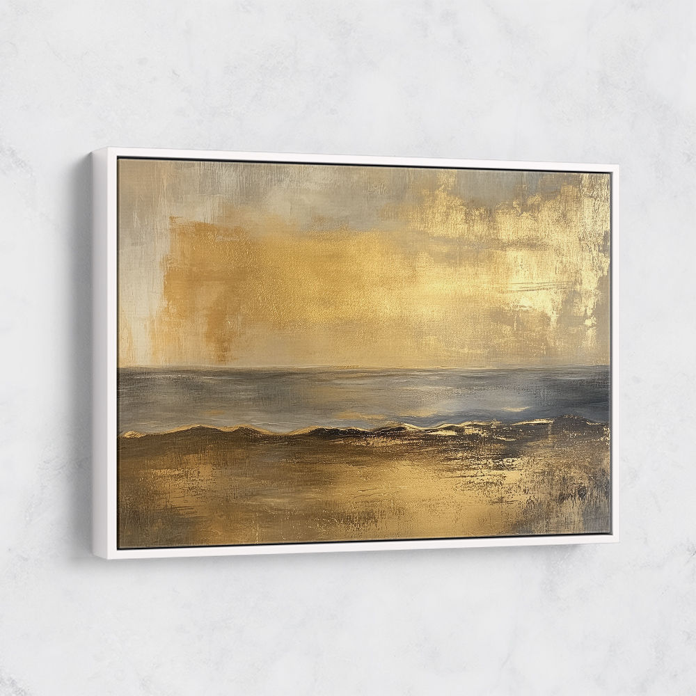 Seascape Gold Abstract 3 Wall Art Seascape Gold Abstract 3 Wall Art