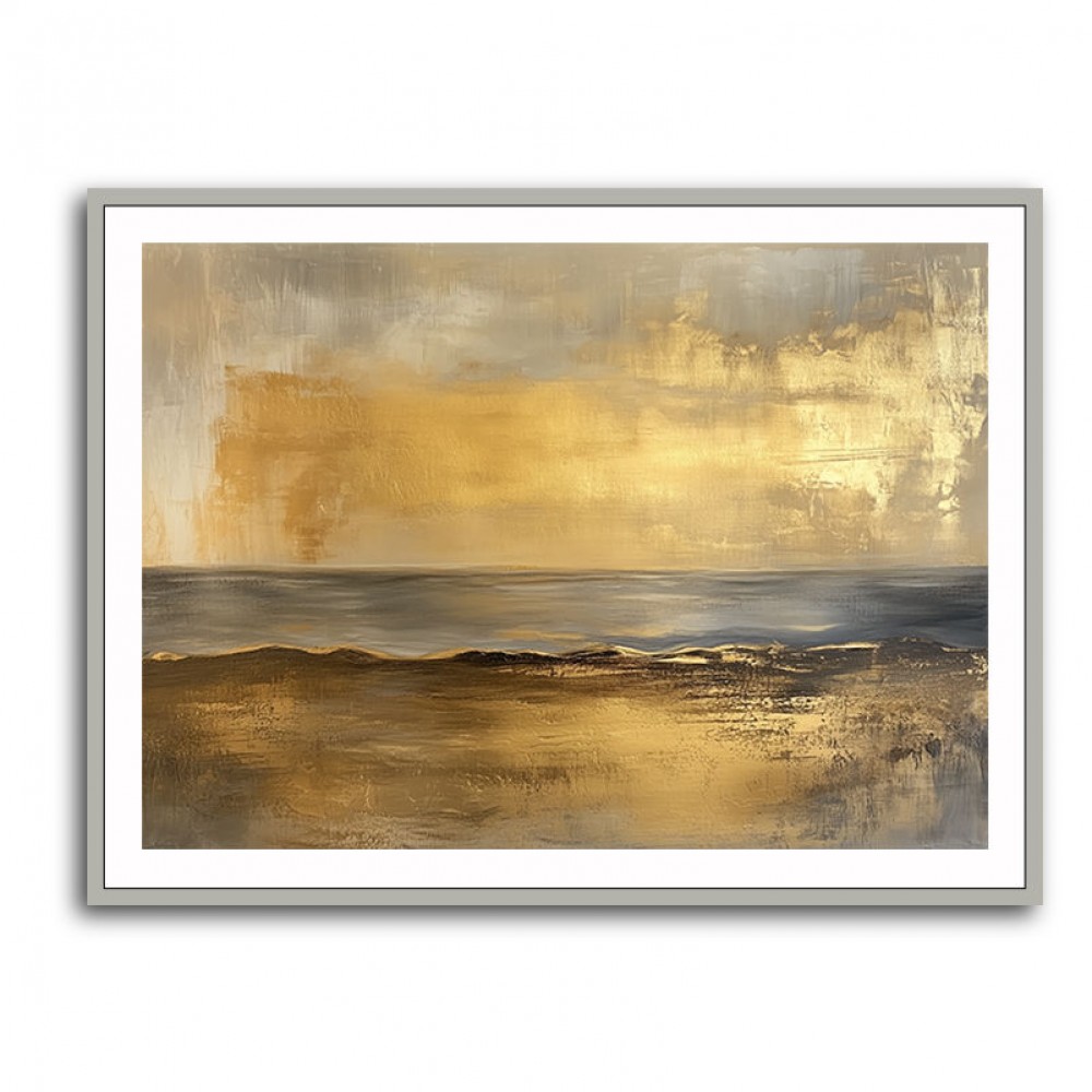 Seascape Gold Abstract 3 Wall Art Seascape Gold Abstract 3 Wall Art