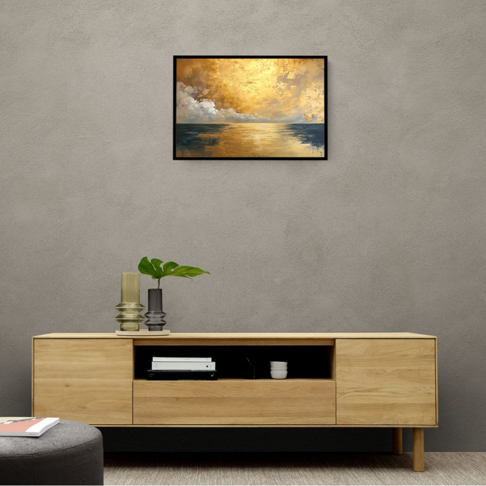 Seascape Gold Abstract 4 Wall Art Seascape Gold Abstract 4 Wall Art