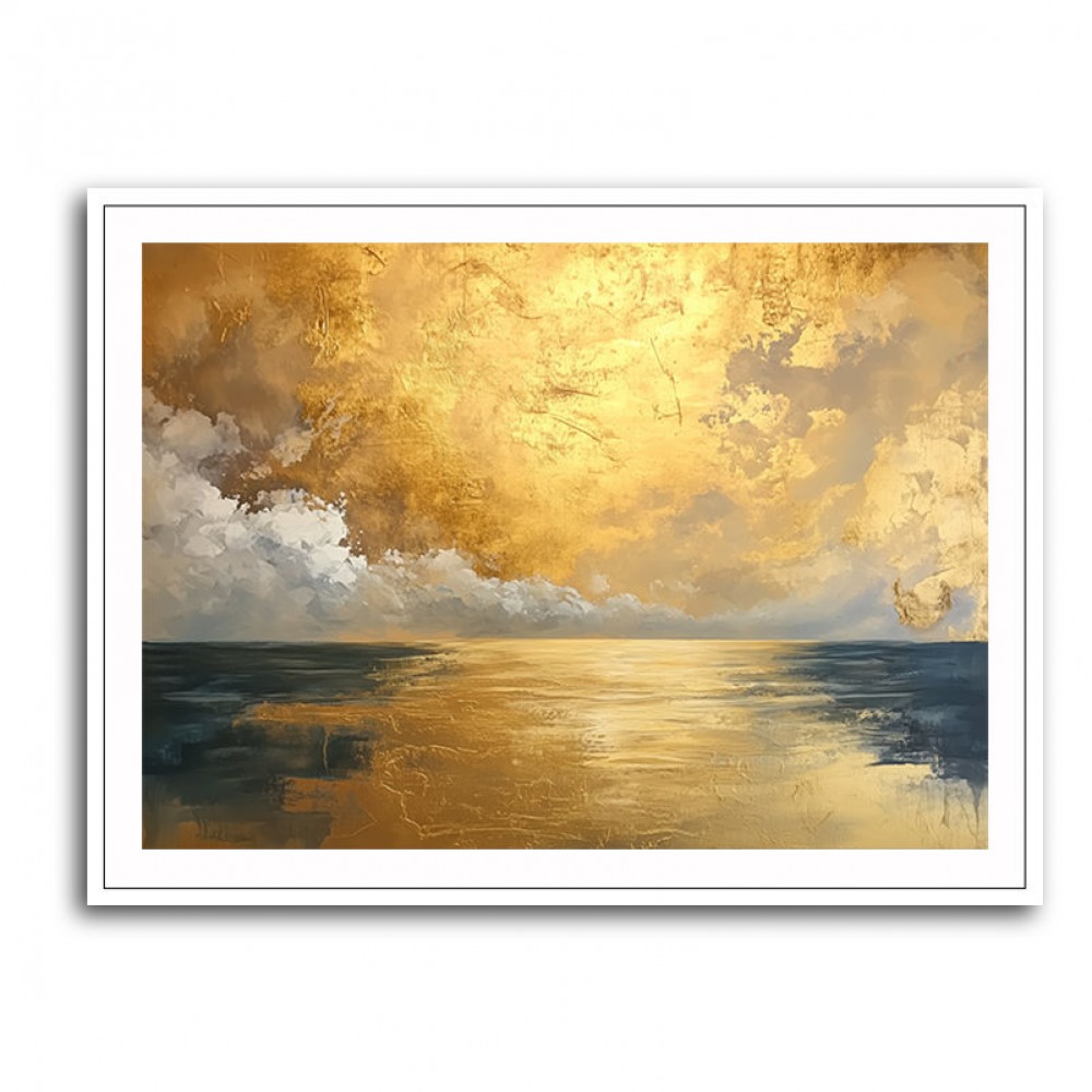 Seascape Gold Abstract 4 Wall Art Seascape Gold Abstract 4 Wall Art