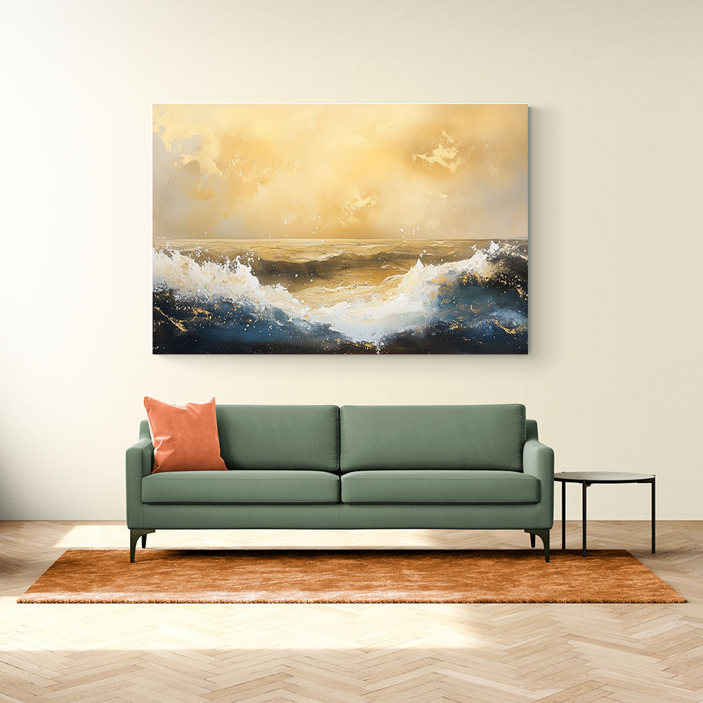 Seascape Gold Abstract 5 Wall Art Seascape Gold Abstract 5 Wall Art