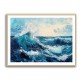 Seascape Blue Waves Wall Art Seascape Blue Waves Wall Art