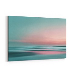 A calming serene seascape with soft pastel colors 1