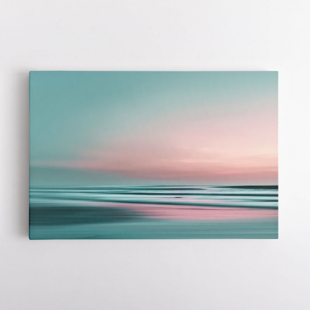 A calming serene seascape with soft pastel colors 1 A calming serene seascape with soft pastel colors 1