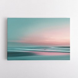 A calming serene seascape with soft pastel colors 1
