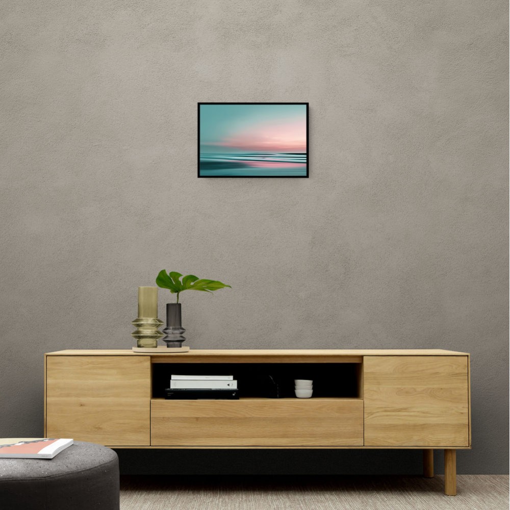 A calming serene seascape with soft pastel colors 1 A calming serene seascape with soft pastel colors 1