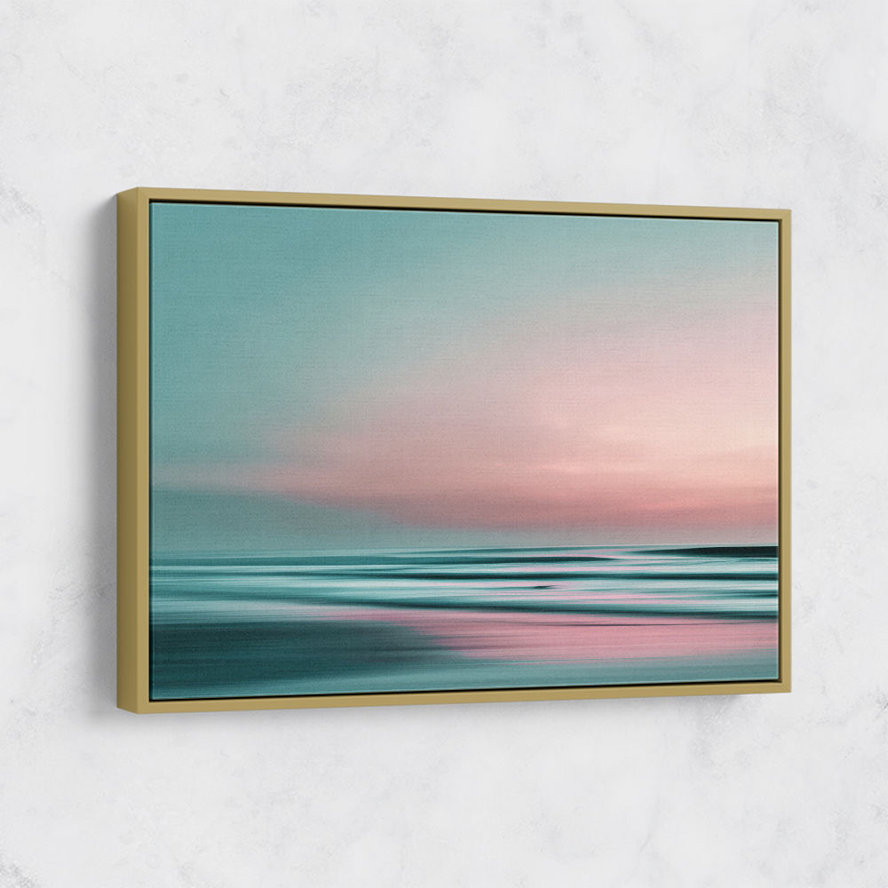 A calming serene seascape with soft pastel colors 1 A calming serene seascape with soft pastel colors 1