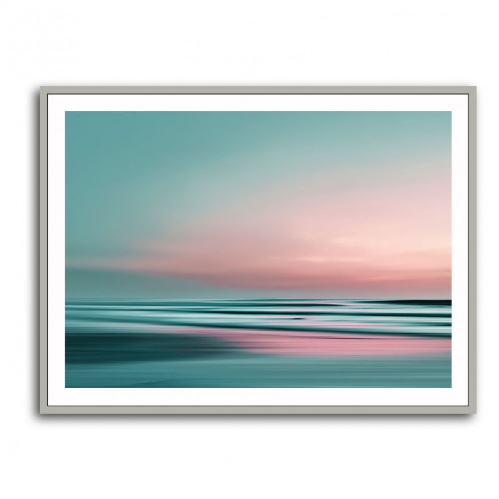 A calming serene seascape with soft pastel colors 1 A calming serene seascape with soft pastel colors 1