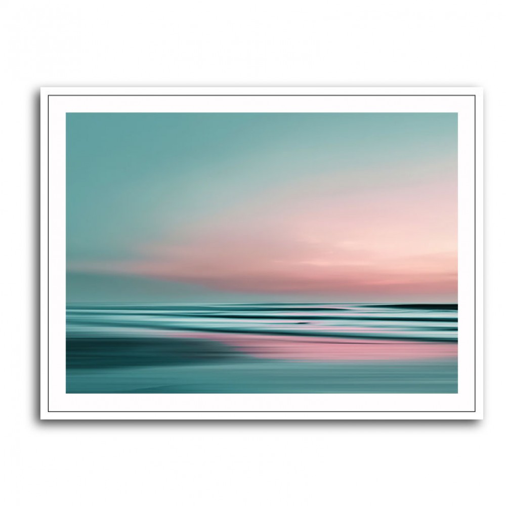 A calming serene seascape with soft pastel colors 1 A calming serene seascape with soft pastel colors 1