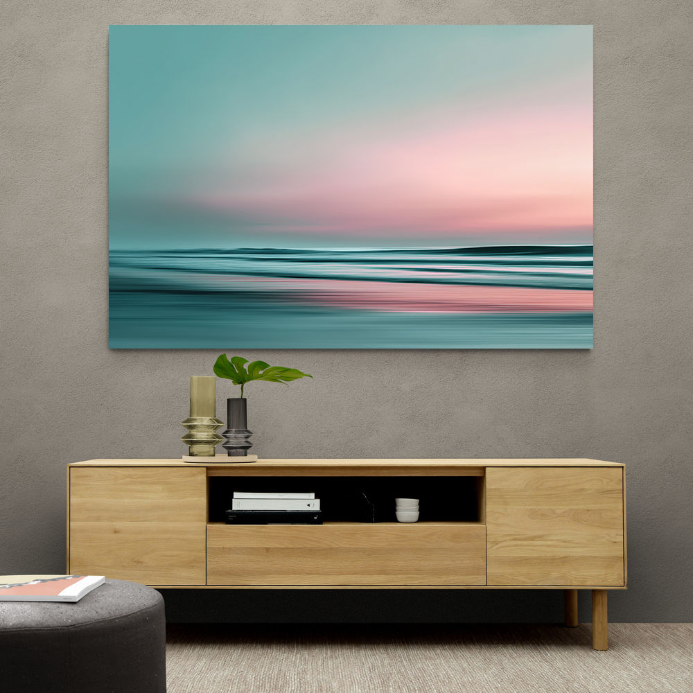 A calming serene seascape with soft pastel colors 2 A calming serene seascape with soft pastel colors 2