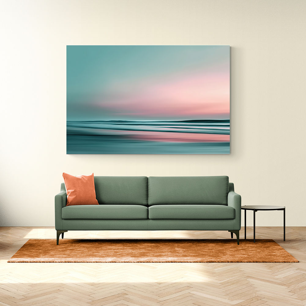 A calming serene seascape with soft pastel colors 2 A calming serene seascape with soft pastel colors 2