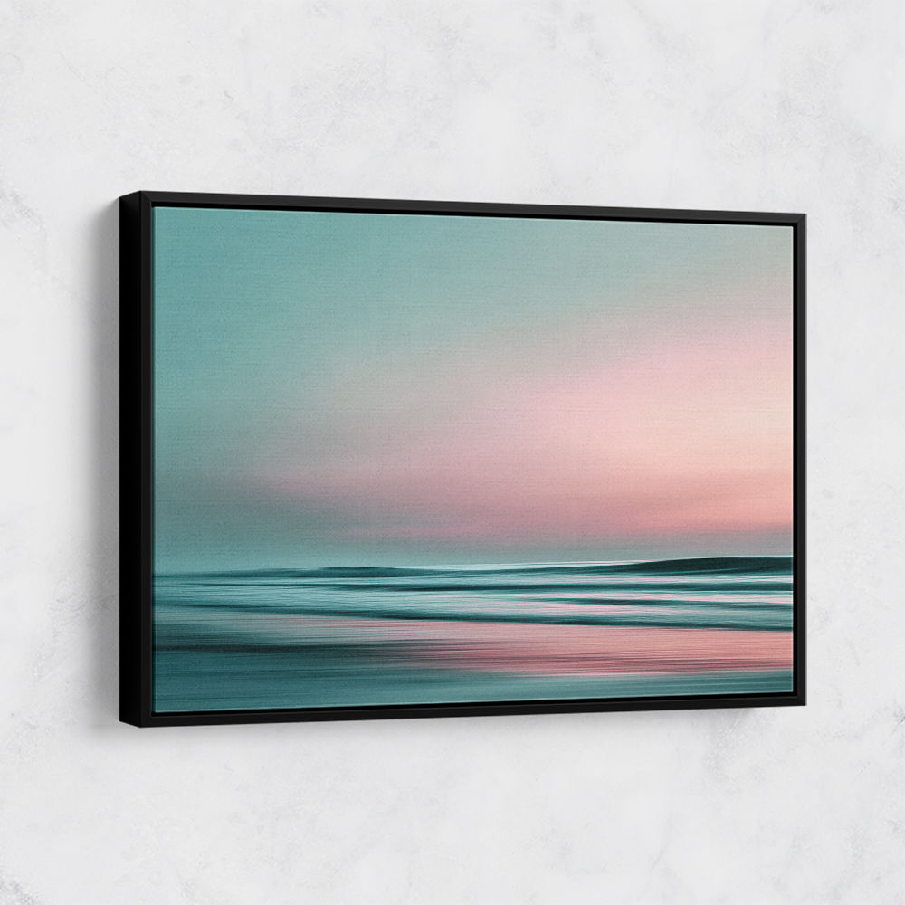 A calming serene seascape with soft pastel colors 2 A calming serene seascape with soft pastel colors 2