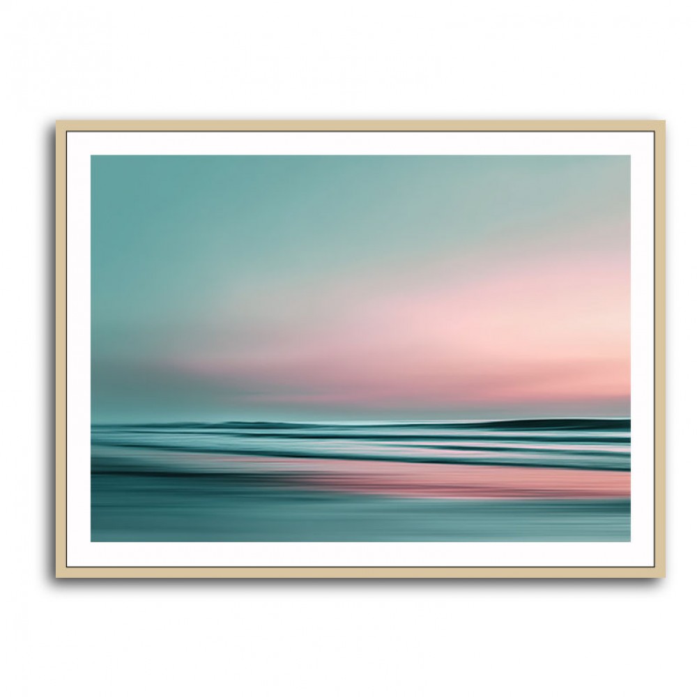 A calming serene seascape with soft pastel colors 2 A calming serene seascape with soft pastel colors 2