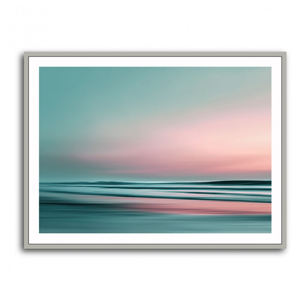 A calming serene seascape with soft pastel colors 2 A calming serene seascape with soft pastel colors 2