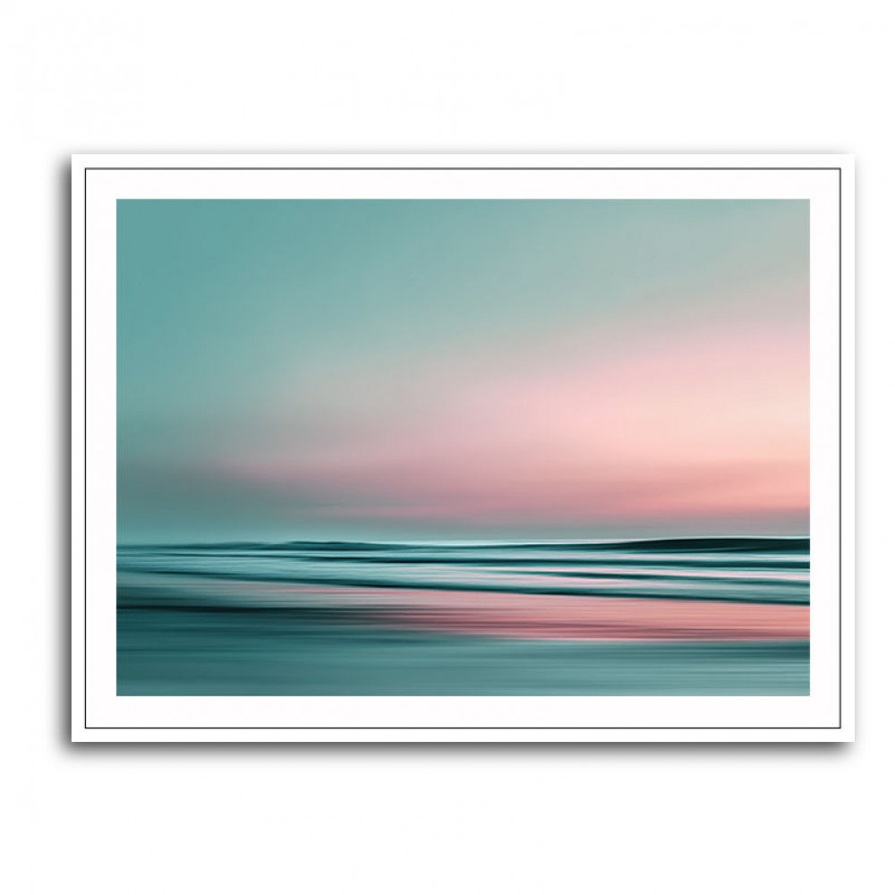 A calming serene seascape with soft pastel colors 2 A calming serene seascape with soft pastel colors 2