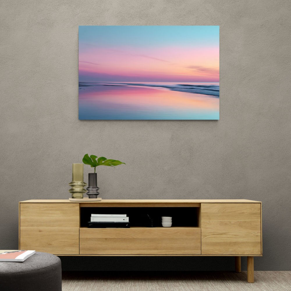 A calming serene seascape with soft pastel colors 3 A calming serene seascape with soft pastel colors 3