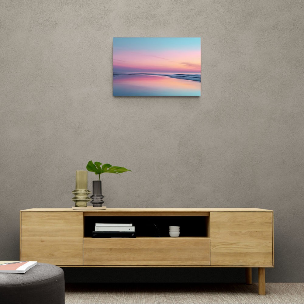 A calming serene seascape with soft pastel colors 3 A calming serene seascape with soft pastel colors 3
