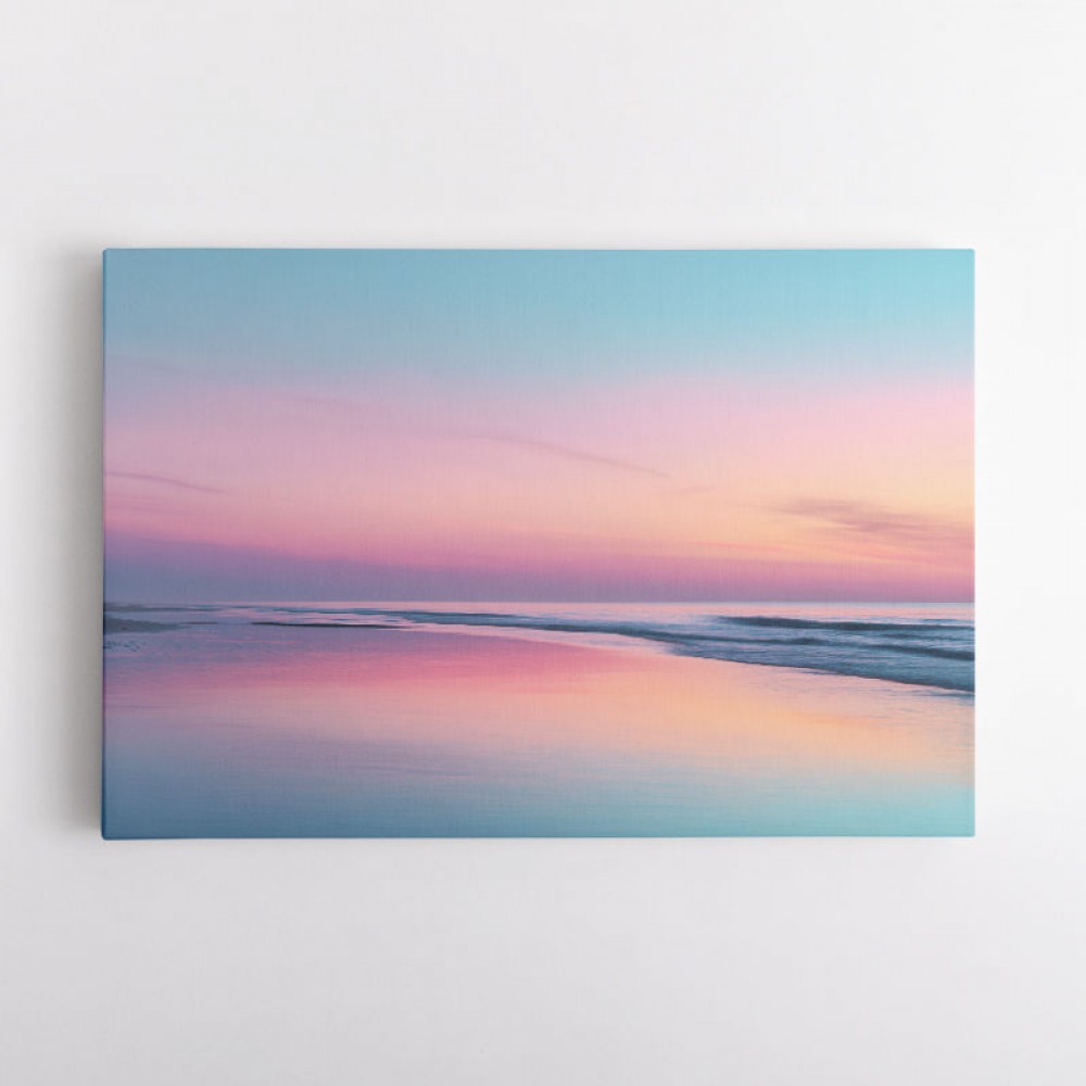 A calming serene seascape with soft pastel colors 3 A calming serene seascape with soft pastel colors 3