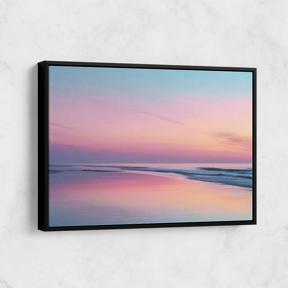 A calming serene seascape with soft pastel colors 3 A calming serene seascape with soft pastel colors 3