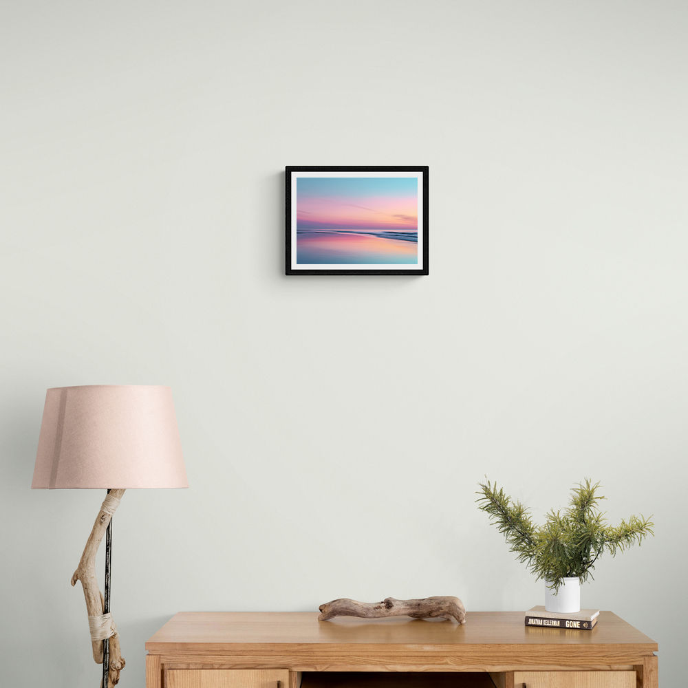 A calming serene seascape with soft pastel colors 3 A calming serene seascape with soft pastel colors 3