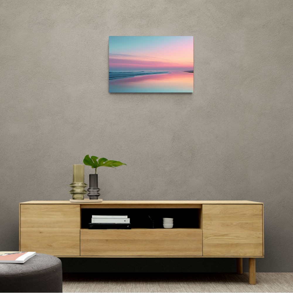 A calming serene seascape with soft pastel colors 4 A calming serene seascape with soft pastel colors 4