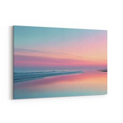 A calming serene seascape with soft pastel colors 4