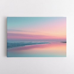 A calming serene seascape with soft pastel colors 4
