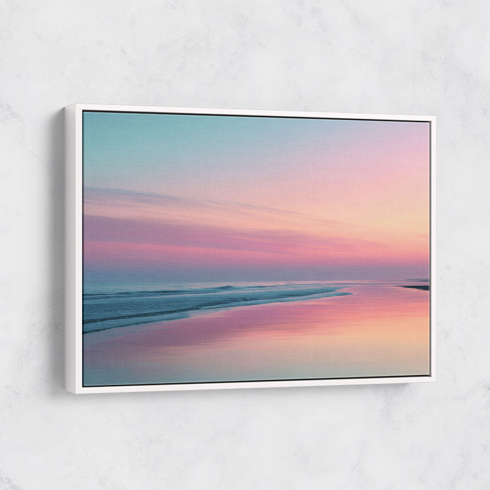 A calming serene seascape with soft pastel colors 4 A calming serene seascape with soft pastel colors 4