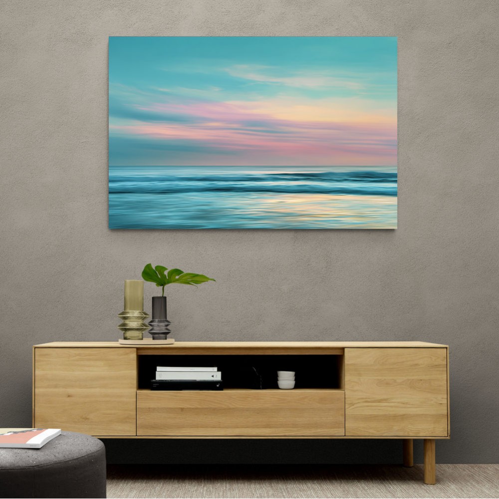 A calming serene seascape with soft pastel colors 5 A calming serene seascape with soft pastel colors 5