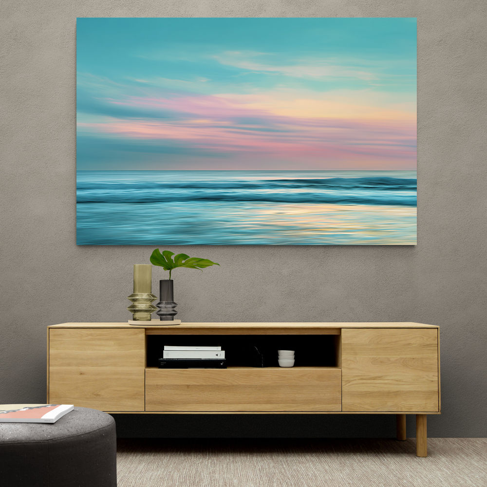 A calming serene seascape with soft pastel colors 5 A calming serene seascape with soft pastel colors 5