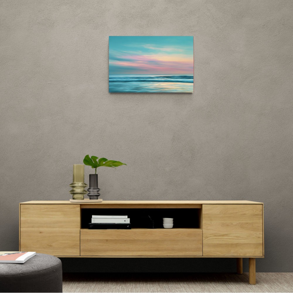 A calming serene seascape with soft pastel colors 5 A calming serene seascape with soft pastel colors 5