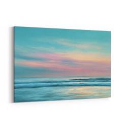 A calming serene seascape with soft pastel colors 5
