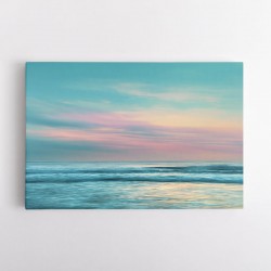 A calming serene seascape with soft pastel colors 5