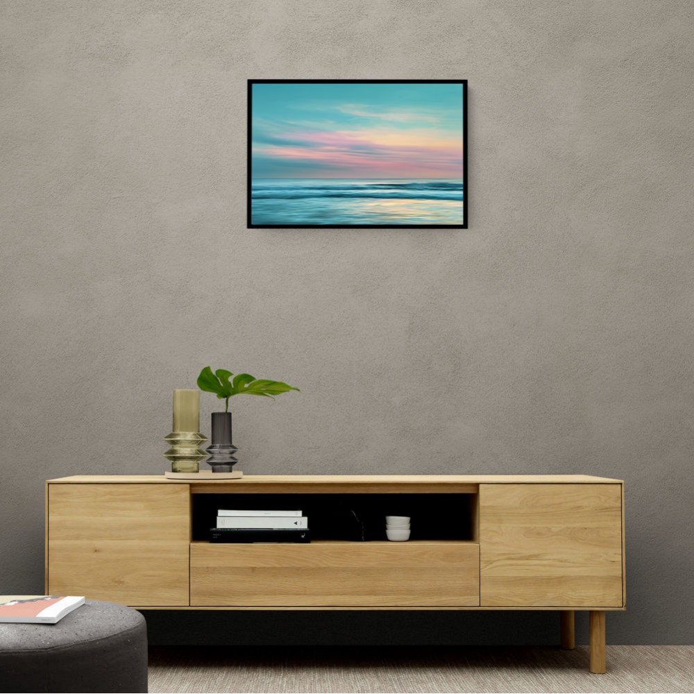 A calming serene seascape with soft pastel colors 5 A calming serene seascape with soft pastel colors 5