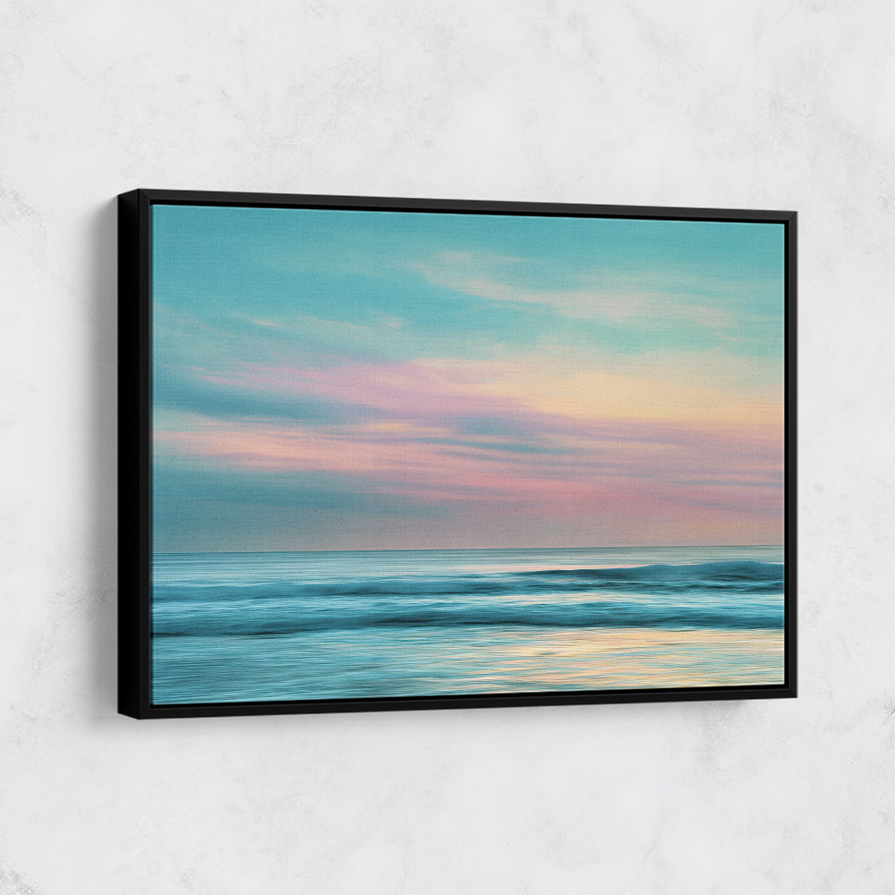 A calming serene seascape with soft pastel colors 5 A calming serene seascape with soft pastel colors 5