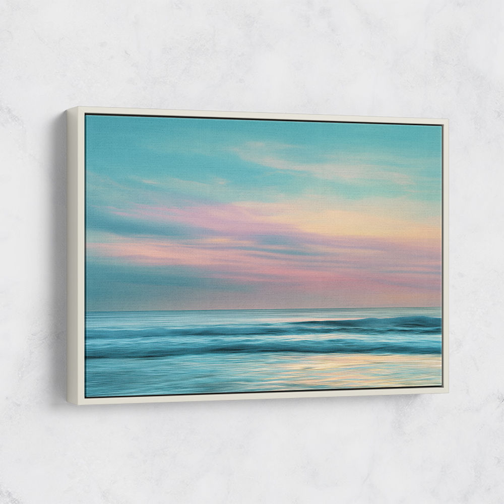 A calming serene seascape with soft pastel colors 5 A calming serene seascape with soft pastel colors 5
